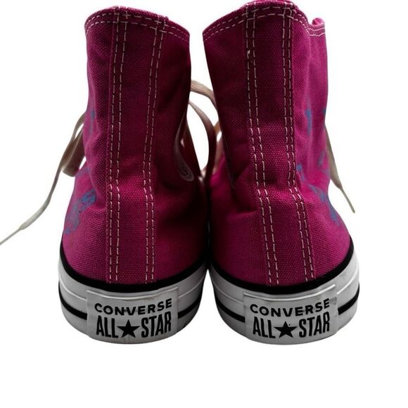 Converse Chuck Taylor All Star High Top Sneakers 'Smiley - Mod Pink' Women’s 9.5 - Picture 4 of 8